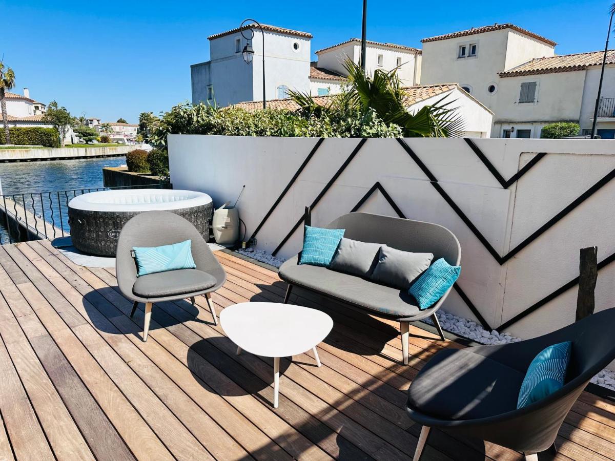 Marina 120M²/8 Pers/ Terrasse 100M²/ Appontement Aigues-Mortes Exterior photo